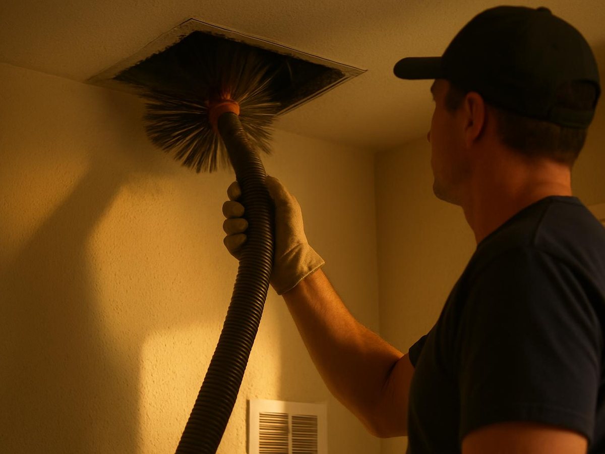 Green Creekside Air Duct Services work in Austin